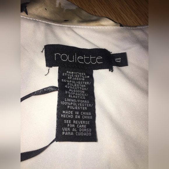Roulette Multicolor One Shoulder Dress Size 4 - Picture 2 of 2